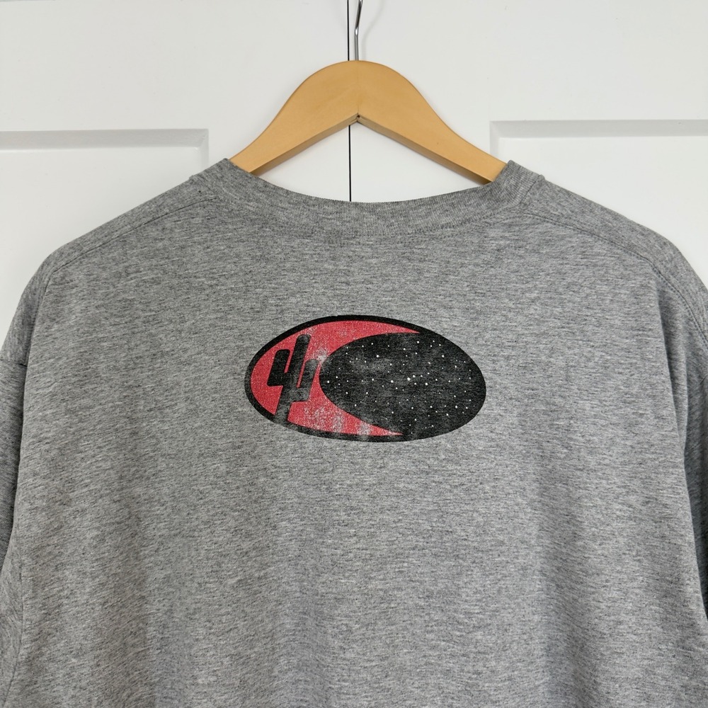Mens Vintage Marlboro Pocket T-Shirt XL Gray Made in USA Graphic Tee Cactus 90s
